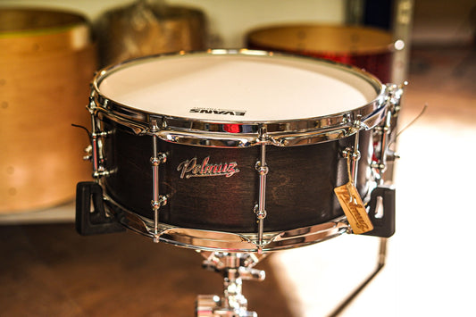 Polmuz model 1 Maple 14x6,5 Snare Satin Black Fade made in Poland