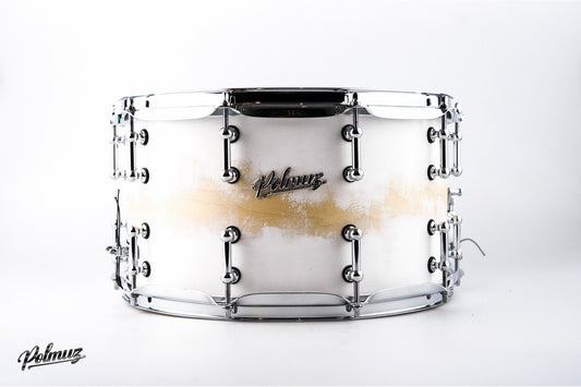 Polmuz Model 1 Maple 14x8 Satin White Urban Fade