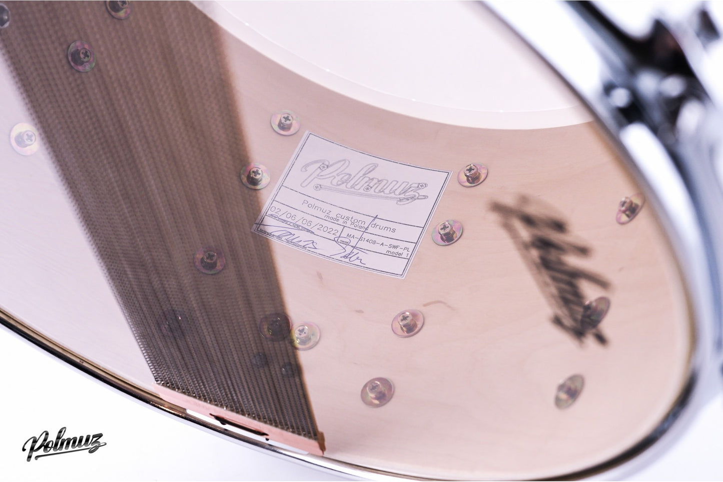 Polmuz Model 1 Maple 14x8 Satin White Urban Fade — zdjęcie 5