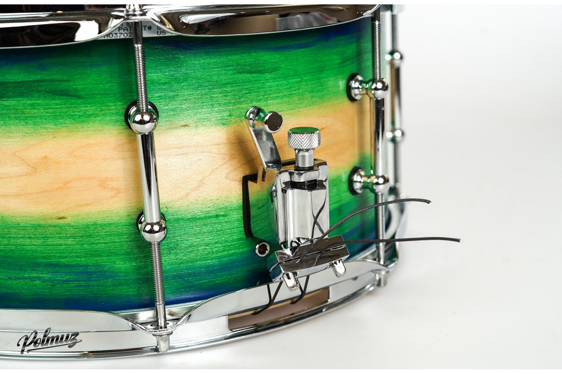 Polmuz model 1 Maple Artist 13x6,5 Blue Green Natural Fade made in Poland — zdjęcie 3