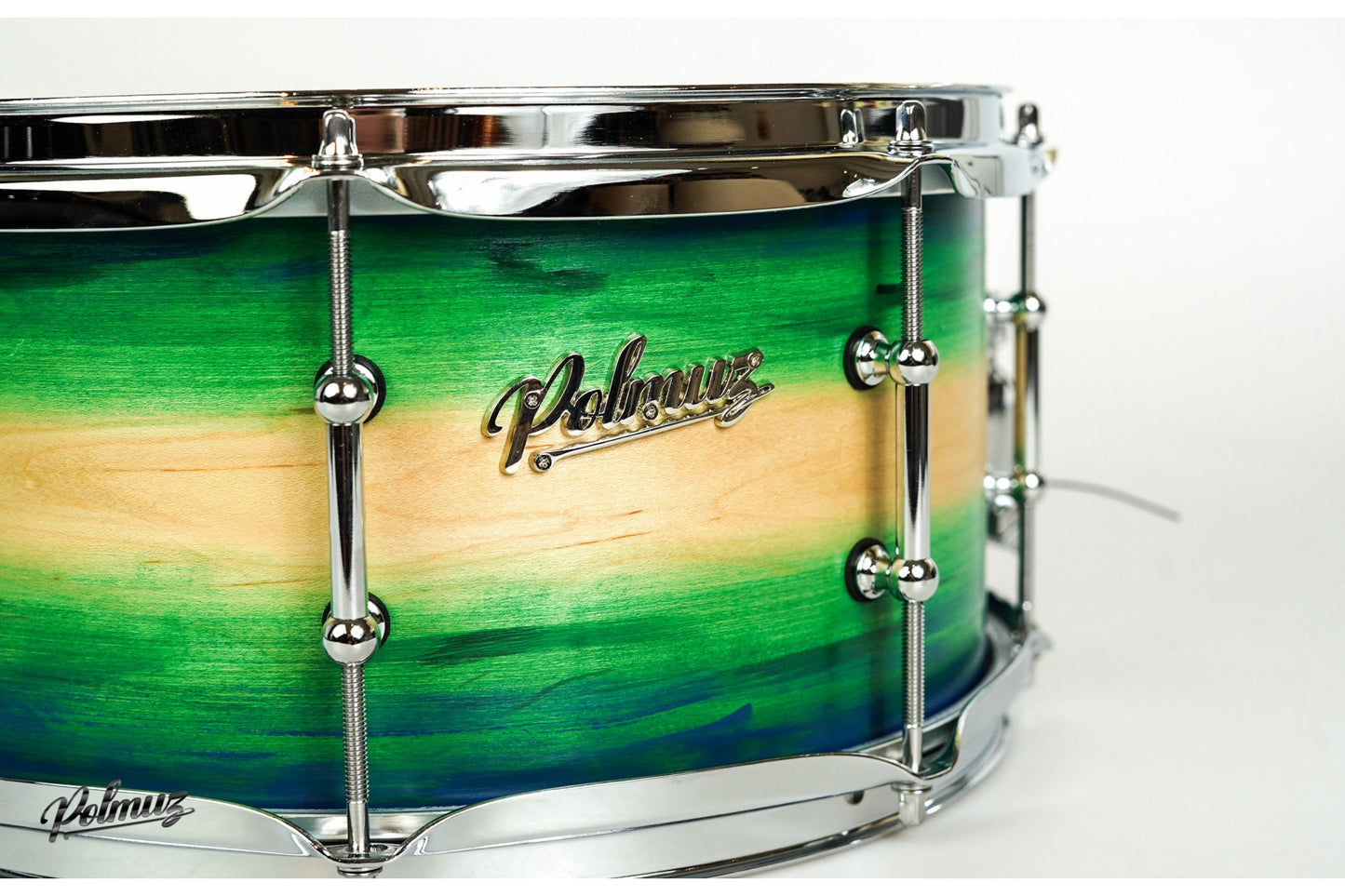 Polmuz model 1 Maple Artist 13x6,5 Blue Green Natural Fade made in Poland — zdjęcie 2