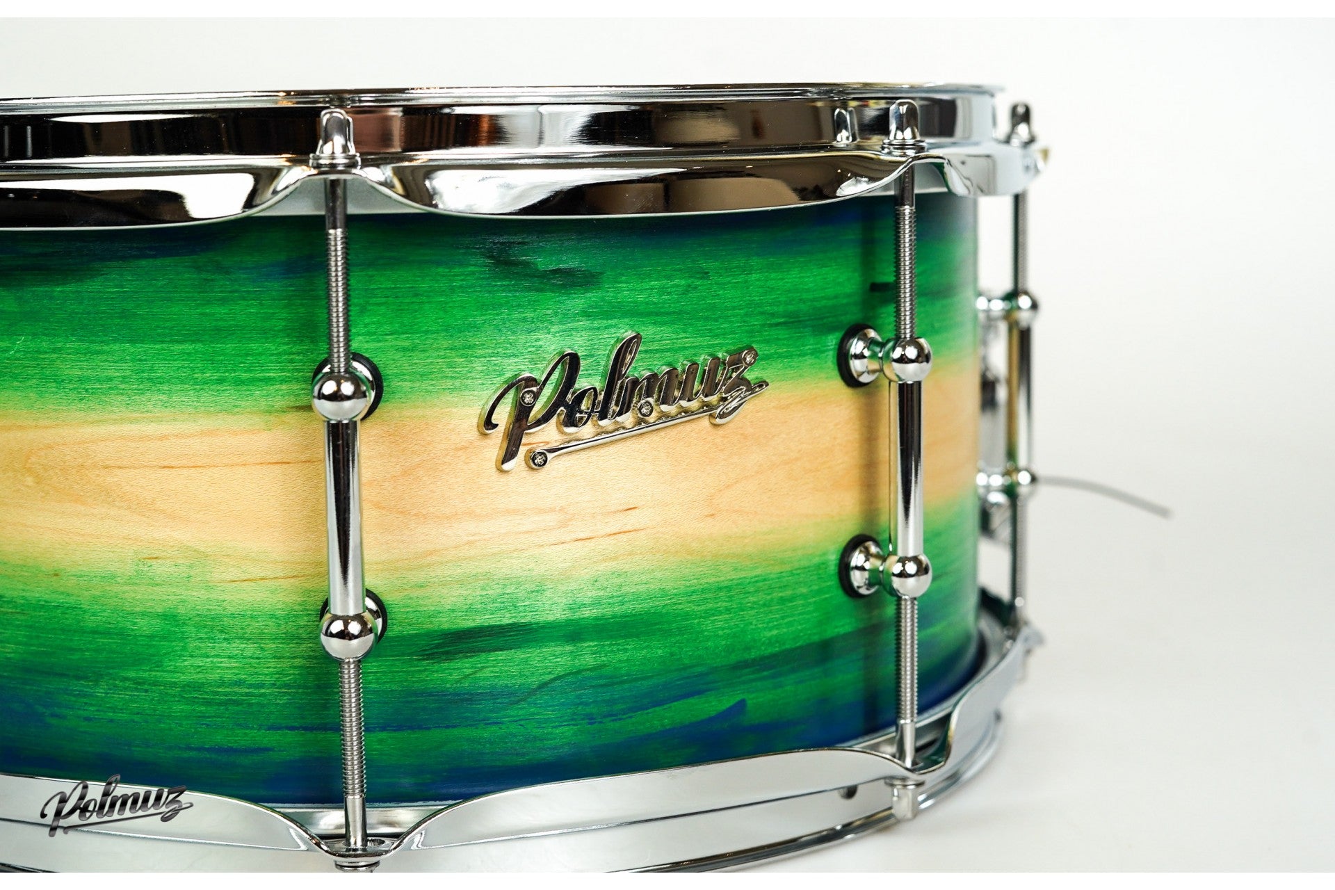 Polmuz model 1 Maple Artist 13x6,5 Blue Green Natural Fade made in Poland — zdjęcie 2