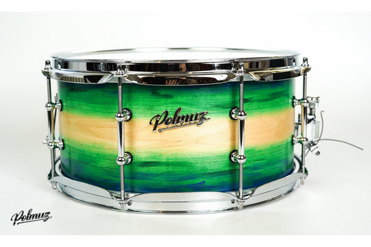 Polmuz model 1 Maple Artist 13x6,5 Blue Green Natural Fade made in Poland
