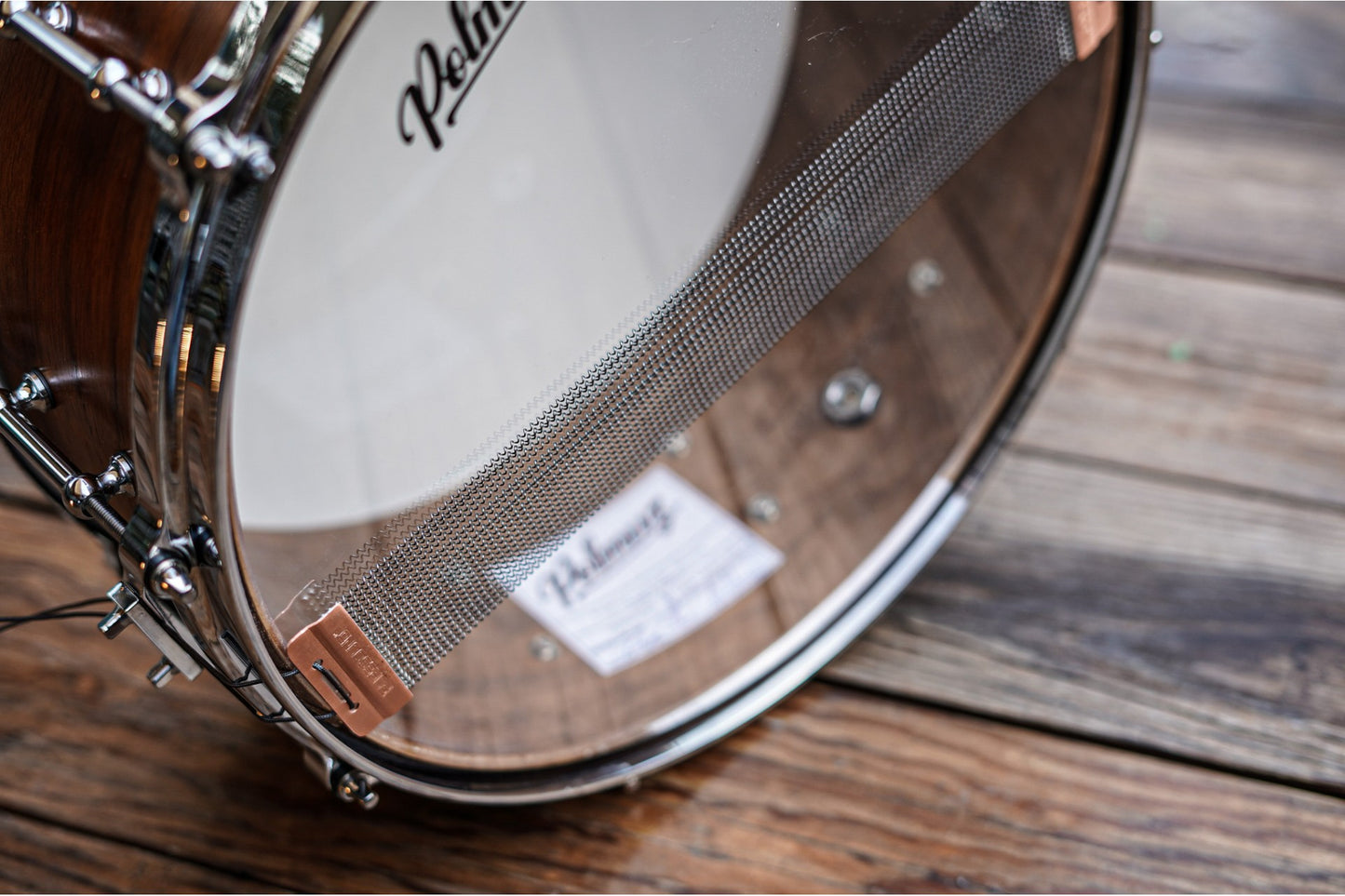 Polmuz model 1 Snare Drum 14x6 Walnut 7ply, 7.5mm - Natural walnut fade