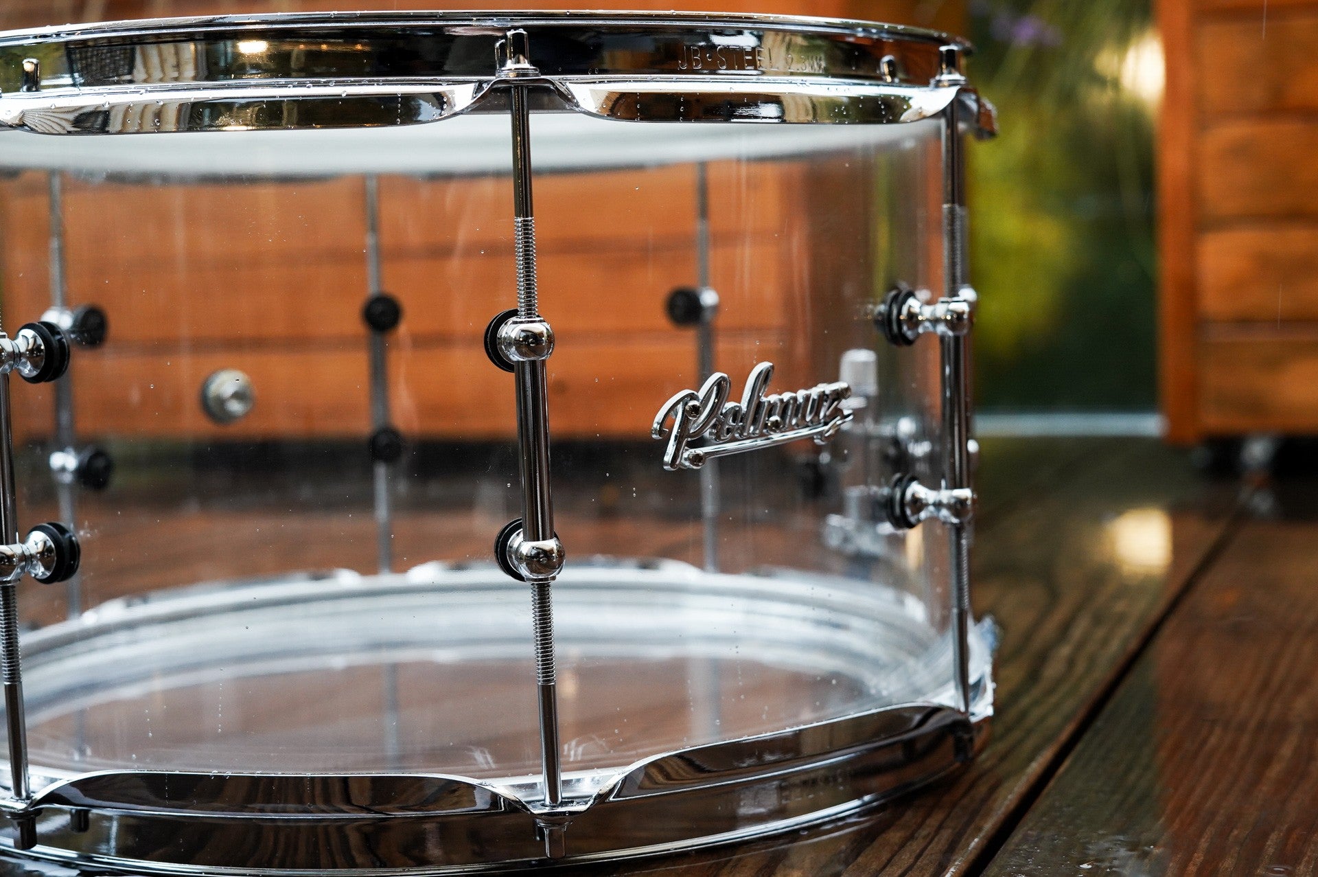 Polmuz model 2 acrylic - werbel akrylowy 14x8 transparent - cross lugs - die cast — zdjęcie 4