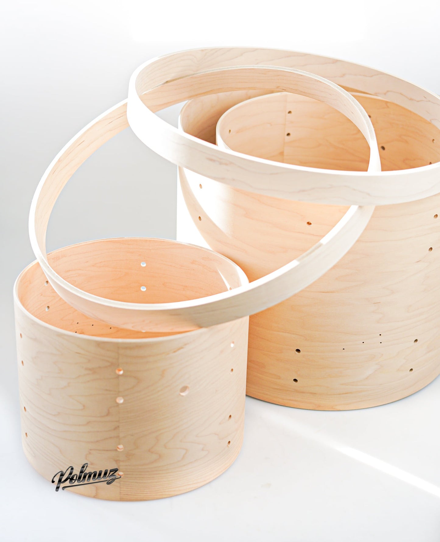 POLMUZ model 2 Tom Tom 10x8" - z osprzętem chromowanym i naciągami PL