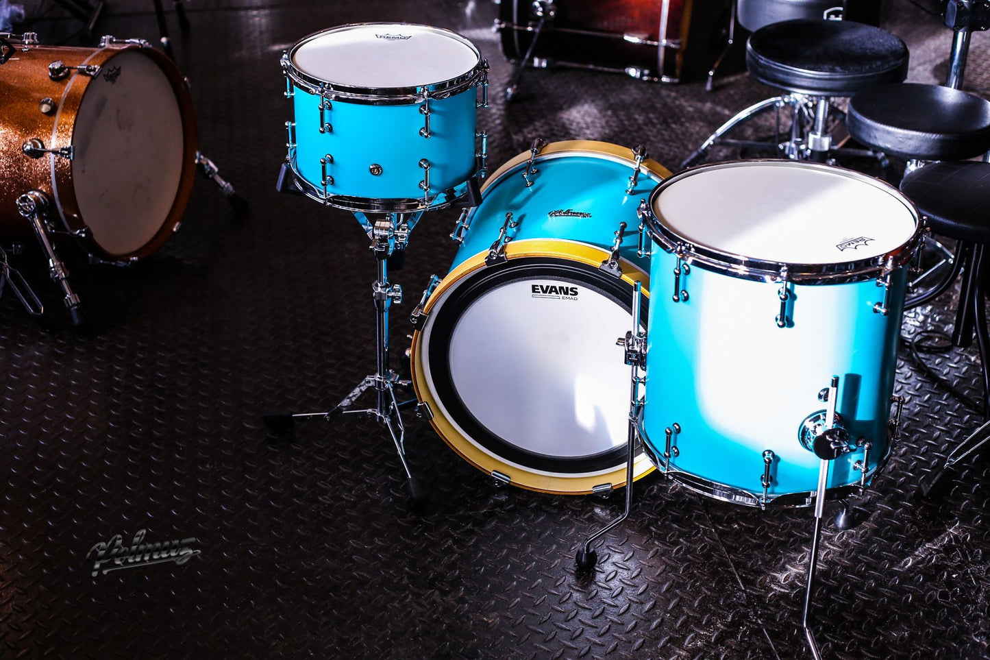 Polmuz Tulipwood (18/12/14) Aqua Blue Satin Lacquer — zdjęcie 5
