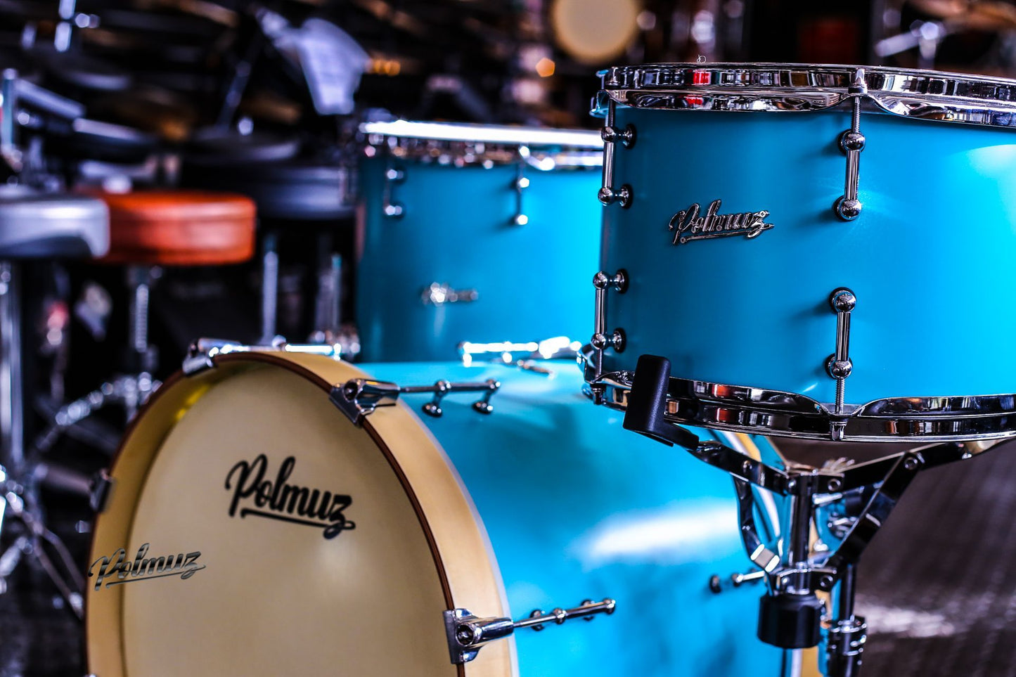 Polmuz Tulipwood (18/12/14) Aqua Blue Satin Lacquer — zdjęcie 3