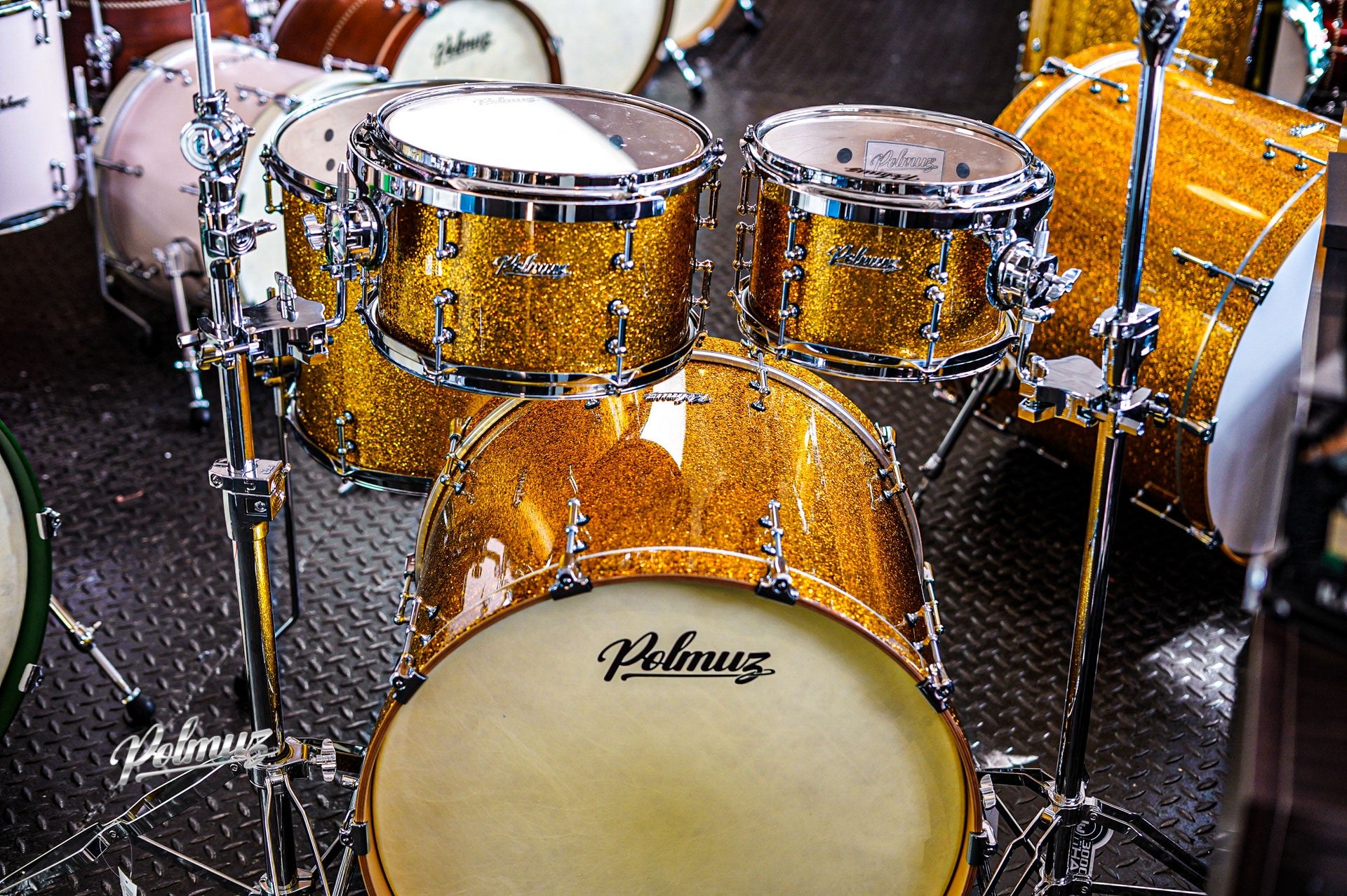 Polmuz Tulipwood 22/10/12/16 Dark Gold Sparkle — zdjęcie 3