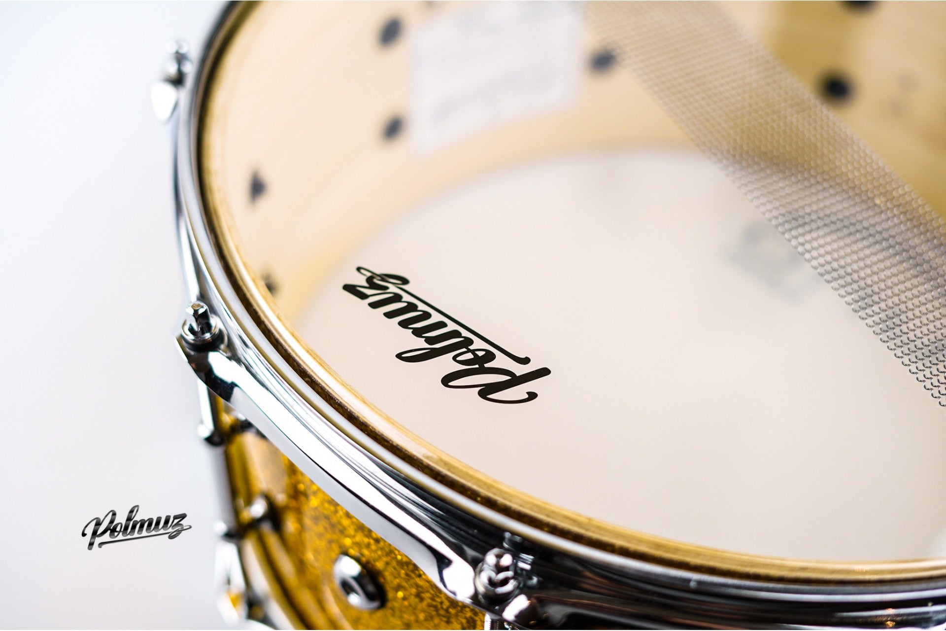 Polmuz Tulipwood Snare 14x6.5 Dark Gold Sparkle — zdjęcie 2