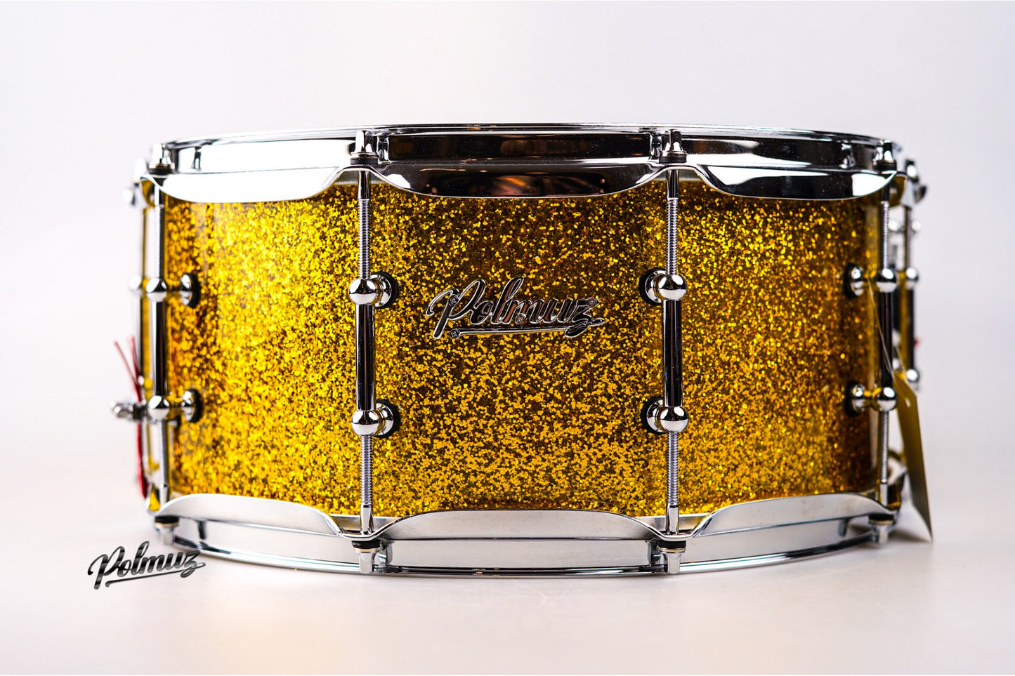 Polmuz Tulipwood Snare 14x6.5 Dark Gold Sparkle — zdjęcie 7