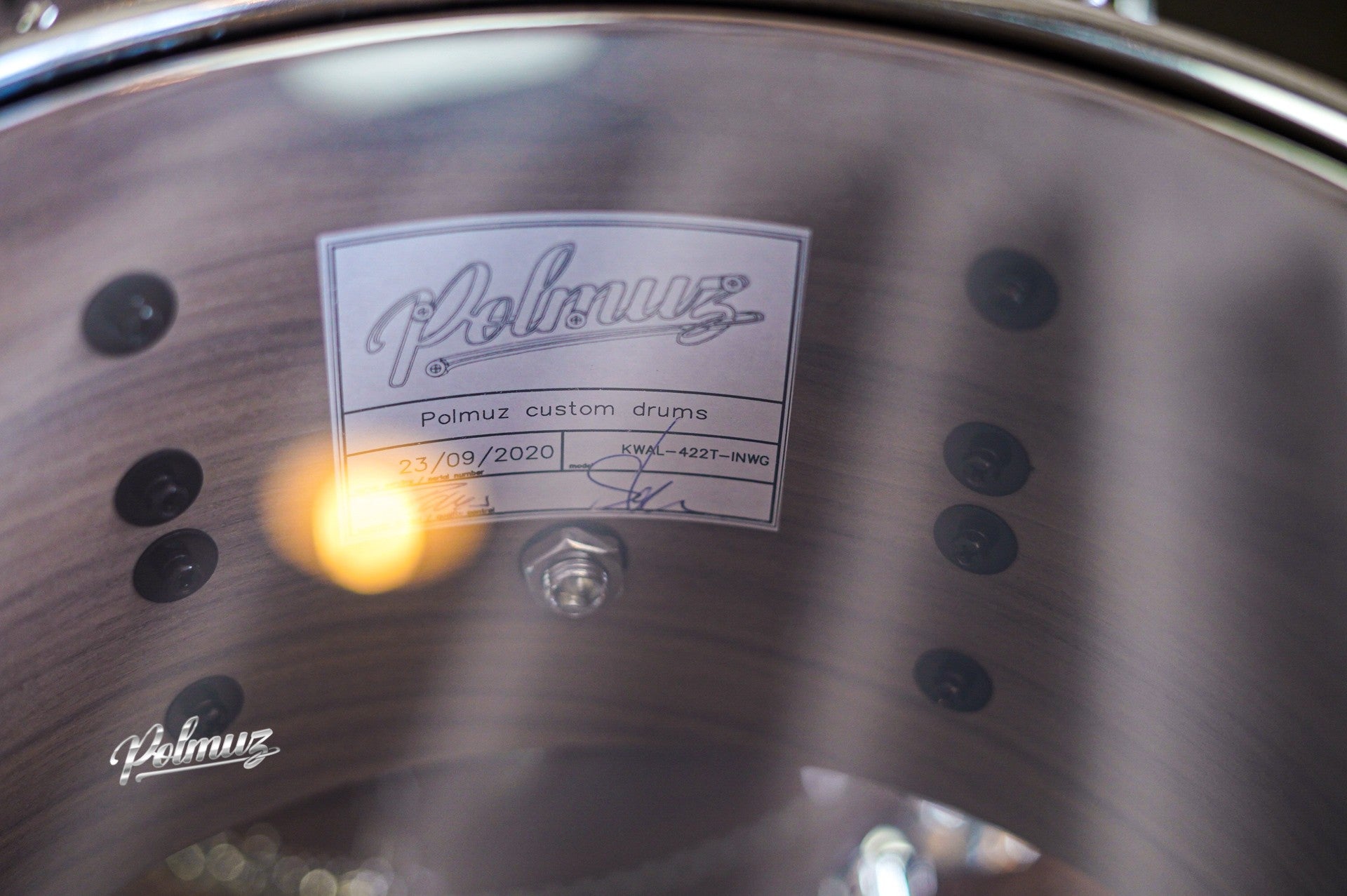 Polmuz Walnut 22/10/12/16 Gloss Natural Walnut with Wood Inlay Stripe centered — zdjęcie 8