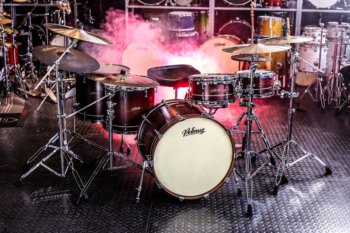 Polmuz Walnut (22/10/12/16/18) Satin Natural Walnut Red Burst - Ekspozycja