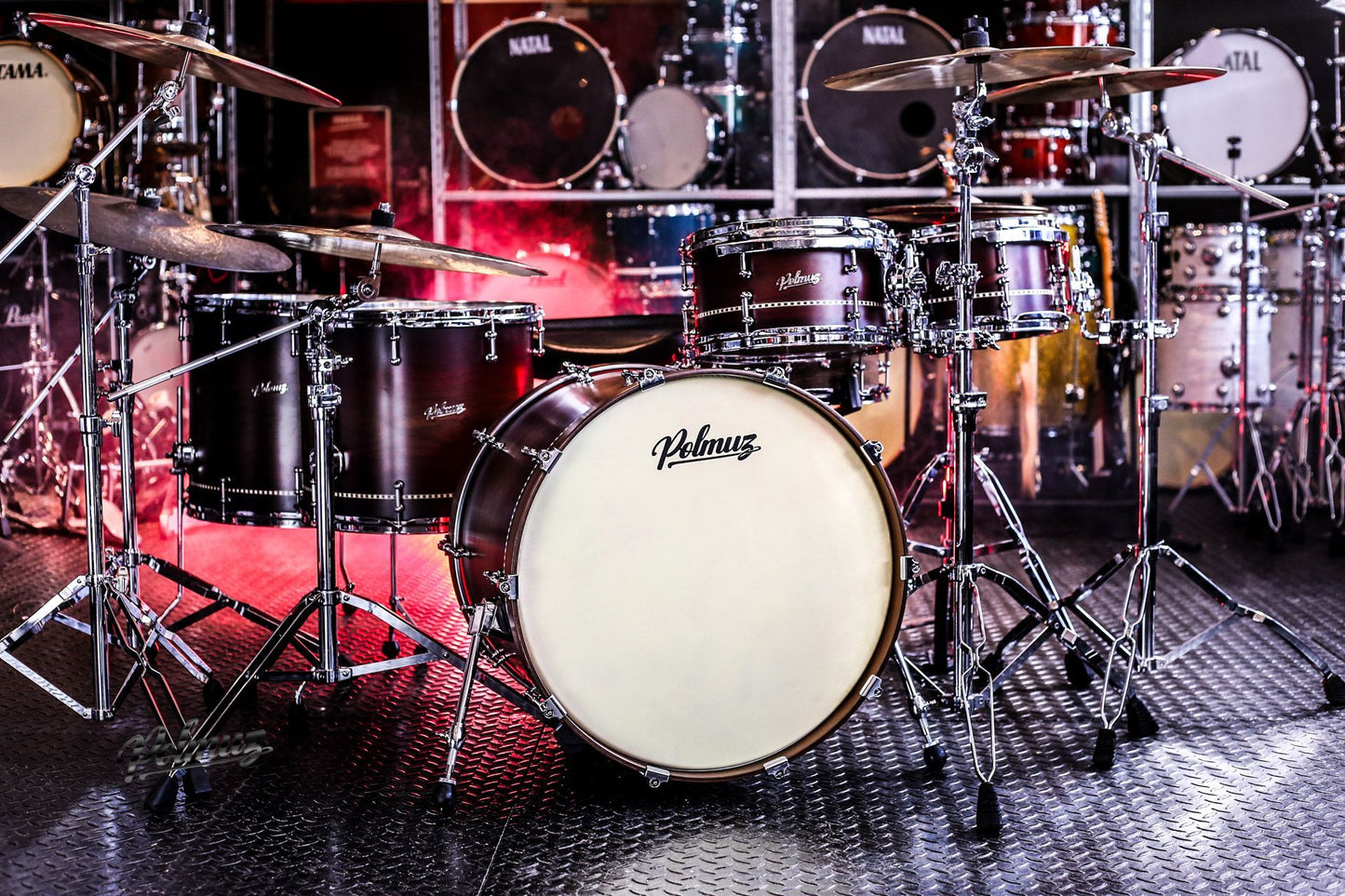 Polmuz Walnut (22/10/12/16/18) Satin Natural Walnut Red Burst - Ekspozycja — zdjęcie 2