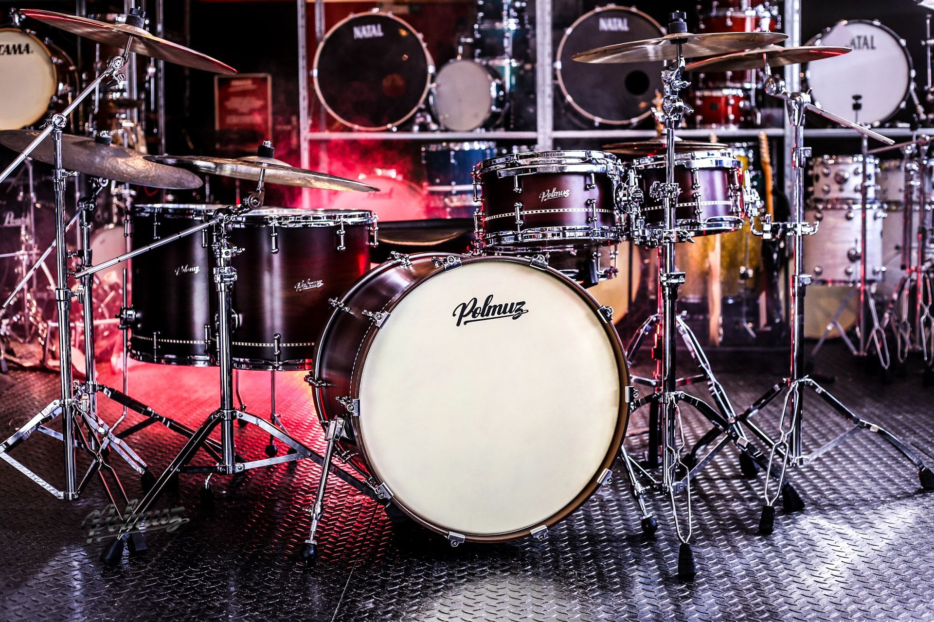 Polmuz Walnut (22/10/12/16/18) Satin Natural Walnut Red Burst - Ekspozycja — zdjęcie 2