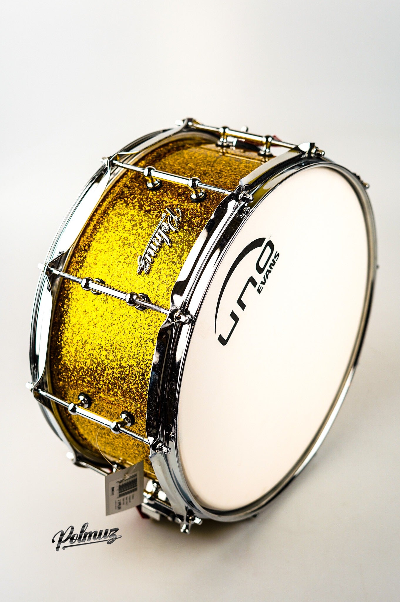 Polmuz Walnut Snare 14x6.5  Gold Sparkle WARP — zdjęcie 3
