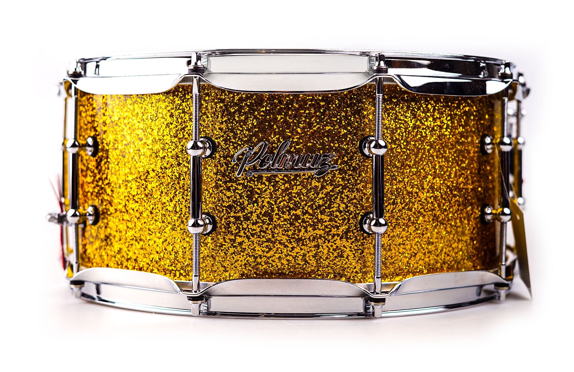 Polmuz Walnut Snare 14x6.5  Gold Sparkle WARP