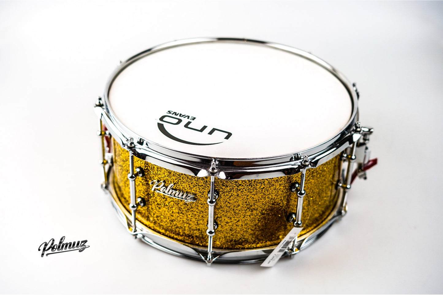 Polmuz Walnut Snare 14x6.5  Gold Sparkle WARP — zdjęcie 13