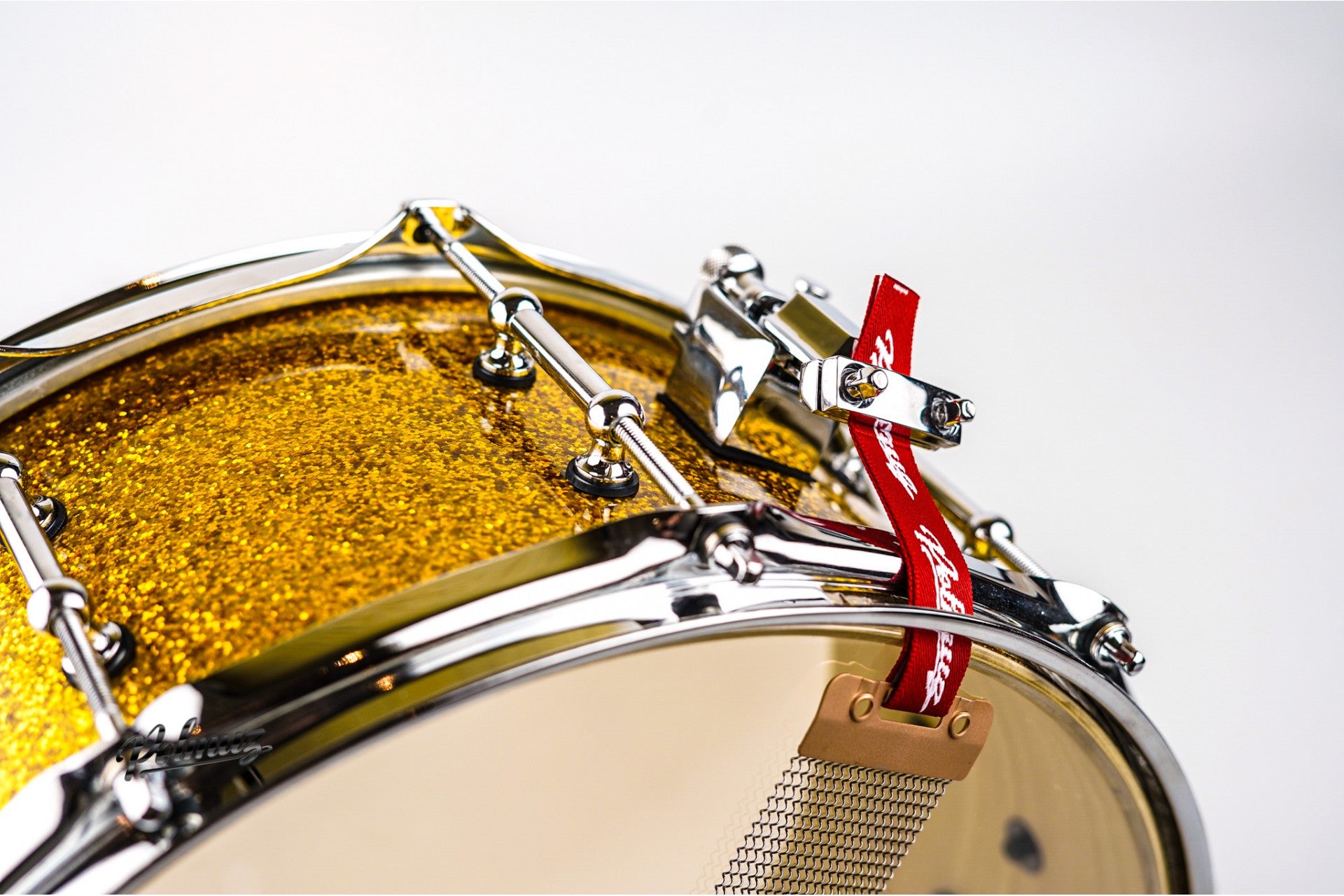 Polmuz Walnut Snare 14x6.5  Gold Sparkle WARP — zdjęcie 8