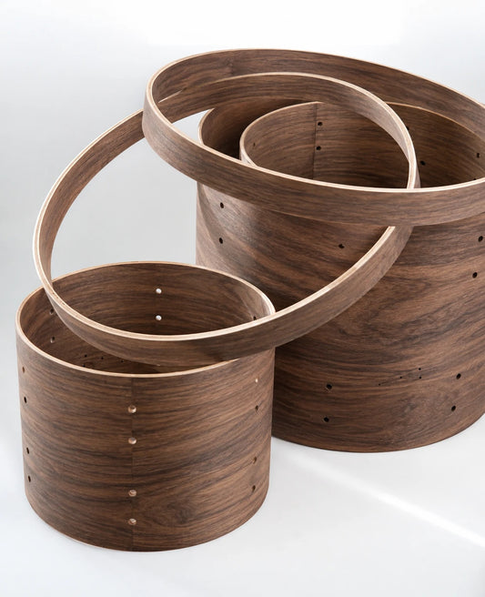 POLMUZ Walnut Tom Tom 13x10" - z osprzętem chromowanym i naciągami