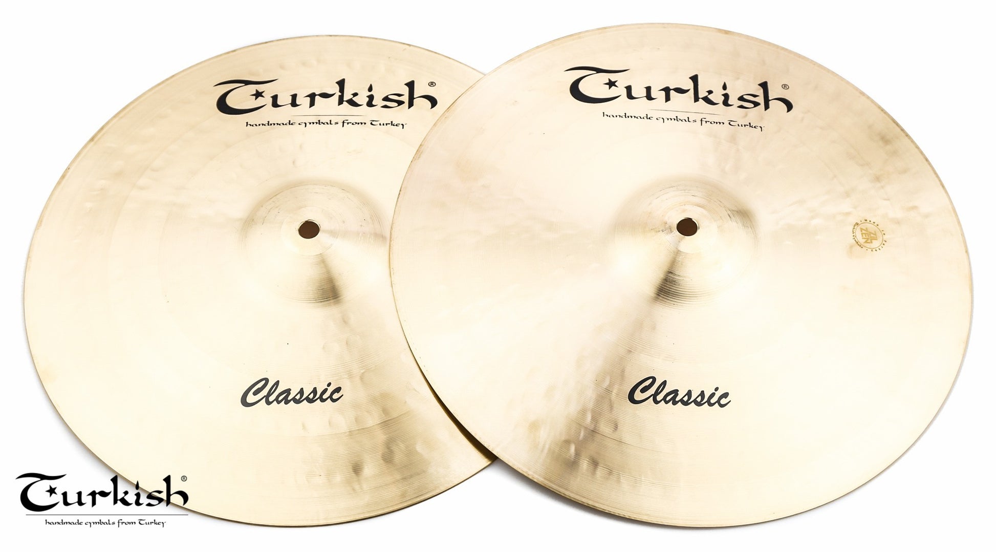 Turkish Classic Paper Thin Hi-Hat 14" - Custom (mocno kuty)